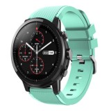 Cumpara ieftin Curea ceas Smartwatch Samsung Galaxy Watch 46mm, Samsung Watch Gear S3, iUni 22 mm Silicon Light Blue