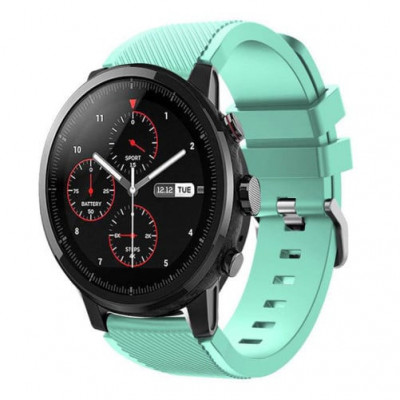 Curea ceas Smartwatch Samsung Galaxy Watch 46mm, Samsung Watch Gear S3, iUni 22 mm Silicon Light Blue foto