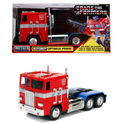 Masina Transformers G1 Optimus Prime, 15 cm, metalica foto