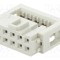 Conector IDC mamă 10 pini 2,54mm aurit HARTING SEK