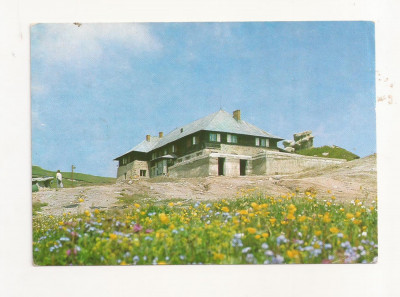 RF22 -Carte Postala- Muntii Bucegi, Cabana Babele, necirculata 1976 foto
