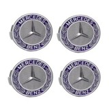 Set 4 Capace Centrale Jante compatibile MERCEDES diametru 75mm Clasic