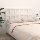 Cumpara ieftin Tăblie de pat, alb, 140,5x4x100 cm, lemn masiv de pin