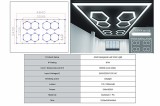 Sistem de Iluminare Plafon Hexagon / HoneyComb 3.56 x 2.10 m Performance AutoTuning