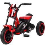 AIYAPLAY Tricicletă pentru copii, bicicletă de echilibru 3 roți cu pedală pentru 18&ndash;36 luni, pentru interior și exterior, roșu | Aosom Romania