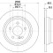 Disc frana BMW Seria 3 Cupe (E46) (1999 - 2006) KRIEGER 0950004035