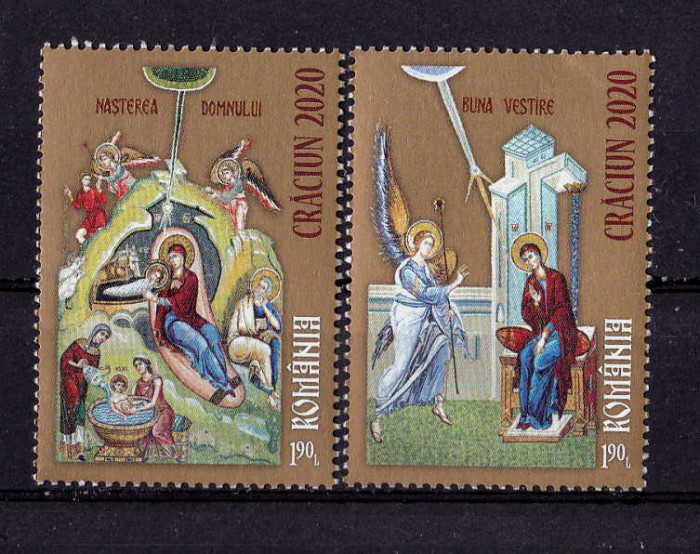 ✅ RO 2020 , LP 2306 ,&quot;Craciun 2020 &quot;, serie completa , MNH