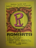 1972, Reclama ROMARTA, ADAM, EVA, LUX 19 x 12 cm , BUCURESTI magazine comunism