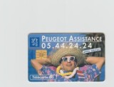 bnk card Cartele telefonice - Franta - automobilism - Peugeot assistance