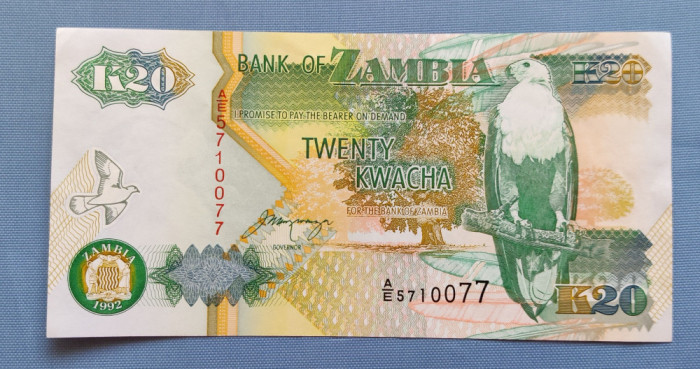 Zambia - 20 Kwacha (1992) s077