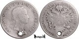 1835 E (Alba Iulia), 20 Kreuzer - Franz I - Imperiul Austriac, Europa, Argint