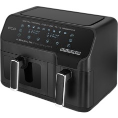 Friteuza dubla cu aer cald ECG AF 8300 Dual Fry, 5.2 + 3.1 litri, 2700 W, 8