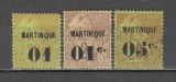 Martinica.1888 Marca coloniala 3 buc. SM.1