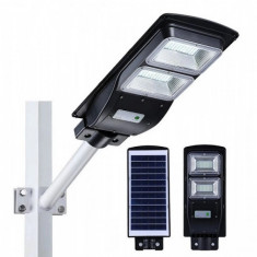 Lampa solara Stradala, Jortan, proiector LED 120w acumulator intern + Suport