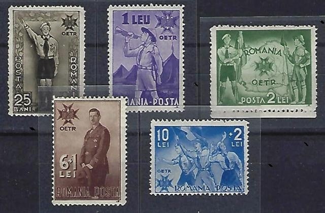 Romania 1935 - Lp 110 - O.E.T.R. Oficiul pentru Educatia Tineretului Roman - serie - MNH***