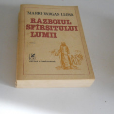 RAZBOIUL SFARSITULUI LUMII - MARIO VARGAS LLOSA, carte Noua,1986