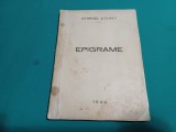 EPIGRAME GEORGEL JITIANU / 1940 / 35