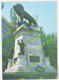 bnk cp Bucuresti - Monumentul Geniului Leul - necirculata - marca fixa