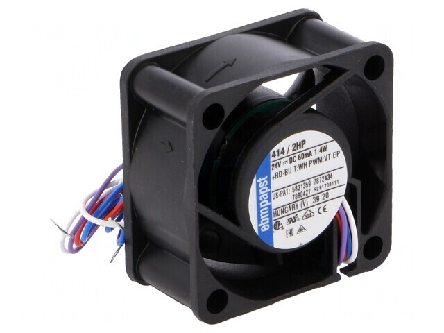 Ventilator axial DC 24V 40x40x20mm