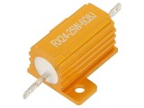 Rezistor bobinat 6,8&Omega; 25W &plusmn;5% 50ppm/&deg;C cu radiator pentru lipit