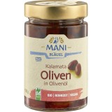 Masline Kalamata Bio Mani in Ulei de Masline Extravirgin, Vegane, 280g