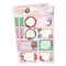 Etichete Autocolante, Floral, Dungi Folie Aurie, Set 20 Bucăți, Multicolor