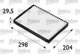 Filtru habitaclu VALEO 698606