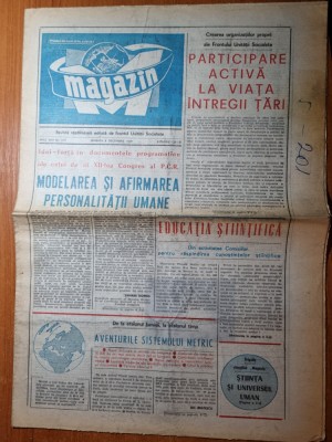 magazin 8 decembrie 1979-art. universitatea craiova foto