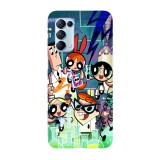 Husa compatibila cu Oppo A72 model Dexter Laboratory and Powerpuff Girls crossover, Silicon, TPU, Viceversa, Transparent, Carcasa
