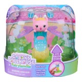 GABBYS DOLLHOUSE FAIRYLANDIA INEL DE ZANA CU FIGURINA KITTY FAIRY