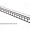 Adaptor patch panel CLIFF UNC 4-40