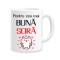 Cana alba personalizata &quot;Pentru cea mai buna sora&quot;, INOVATIX&reg;. 330ml