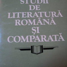 STUDII DE LITERATURA ROMANA SI COMPARATA-CHARLES DROUHET BUCURESTI 1983