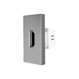 Cumpara ieftin Priza HDMI modulara 1M Luxion, gri, pentru rame din sticla