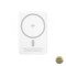 Baterie Externa Wireless Dudao K14S 5000mAh 10W PD + QI 1 x QI - 1 x USB-C Alba
