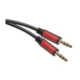 Cablu audio stereo EMOS, mufa jack 3.5 mm tata la jack 3.5 mm tata, 3m - RESIGILAT