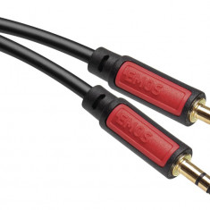 Cablu audio stereo EMOS, mufa jack 3.5 mm tata la jack 3.5 mm tata, 3m - RESIGILAT