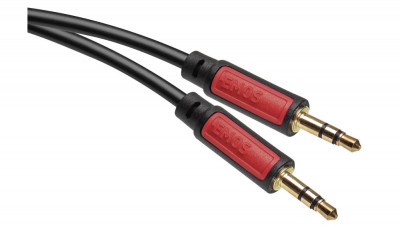Cablu audio stereo EMOS, mufa jack 3.5 mm tata la jack 3.5 mm tata, 3m - RESIGILAT foto
