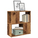 VidaXL Bibliotecă, lemn vechi, 60x24x63 cm, lemn prelucrat