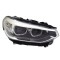 Far Bmw X3 (G01), 06.2017-07.2021; X4 (G02), 03.2018-, montare fata, dreapta, H7+LED+PY21W; electric; fara modul LED; cu motor; halogen; cu lumina vi