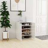 VidaXL Pantofar, alb extralucios, 60x35x70 cm, PAL