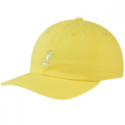 Sapca Kangol Washed Cotton Baseball Galben - Cod 78751485205 foto