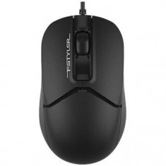 Mouse A4tech, PC sau NB, cu fir, USB, optic, 1200 dpi, butoane/scroll 3/1, Negru