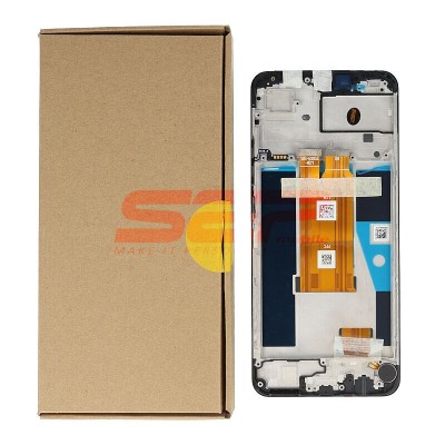 LCD+Touchscreen cu Rama Realme C63 / C61 BLACK original Service Pack foto