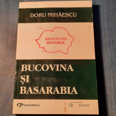 Bucovina si Basarabia Doru Mihaescu