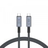 Cablu Date si Incarcare USB-C - USB-C Tech-Protect Ultraboost Max, 240W, 1m, Gri, Universal
