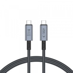 Cablu Date si Incarcare USB-C - USB-C Tech-Protect Ultraboost Max, 240W, 1m, Gri foto