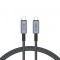 Cablu Date si Incarcare USB-C - USB-C Tech-Protect Ultraboost Max, 240W, 1m, Gri