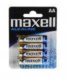 Baterie Maxell Alkaline AA R6 1,5V alcalina set 4 buc.
