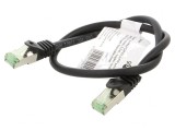 Patch Cord S/FTP Cat 8.1 LSZH Negru 0,5m, Goobay